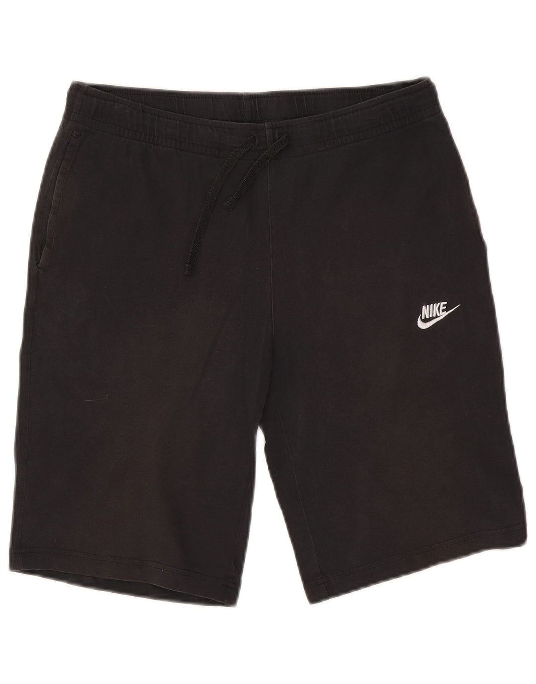 Pantaloni scurți sport Nike pentru bărbați, bumbac mediu negru