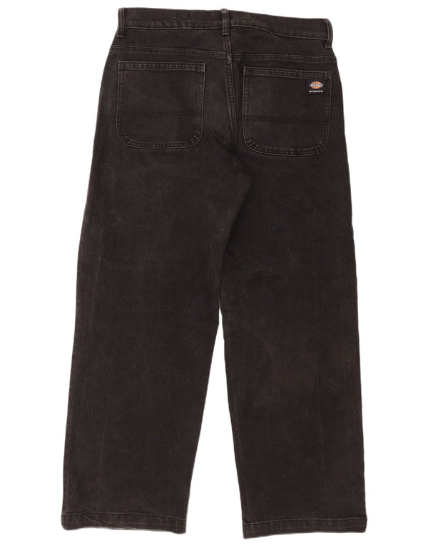 Blugi largi pentru skateboarding Dickies pentru bărbați W33 L32 bumbac negru