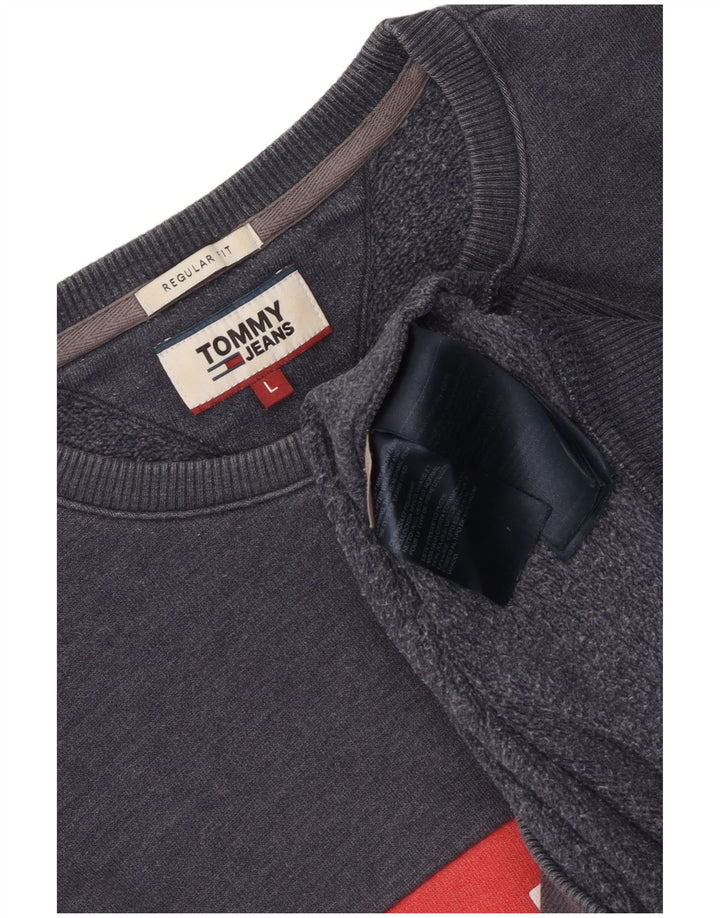 Hanorac pentru bărbați Tommy Hilfiger Pulover mare, bleumarin, color block