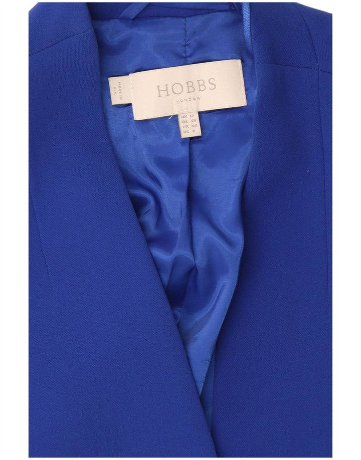 Jachetă Bolero Hobbs pentru femei cu mâneci 3/4 UK 12 Poliester albastru mediu