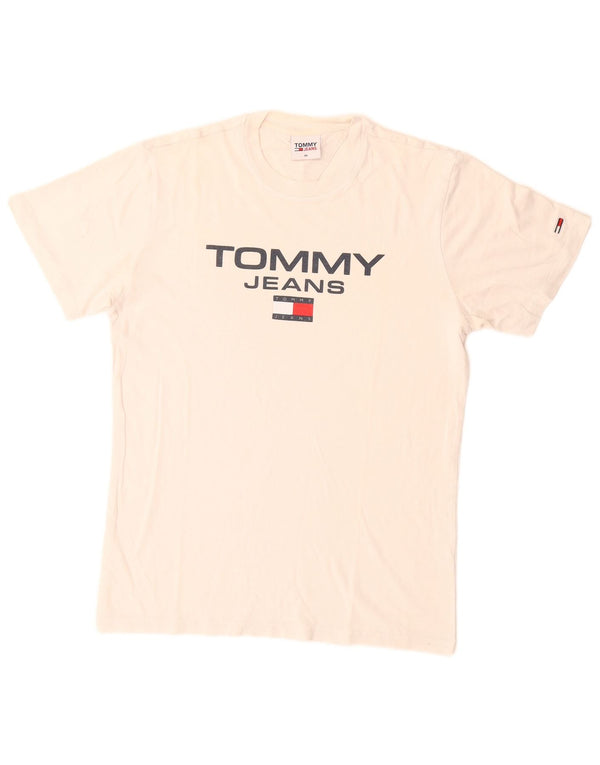 Tricou grafic pentru bărbați Tommy Hilfiger Top XS alb