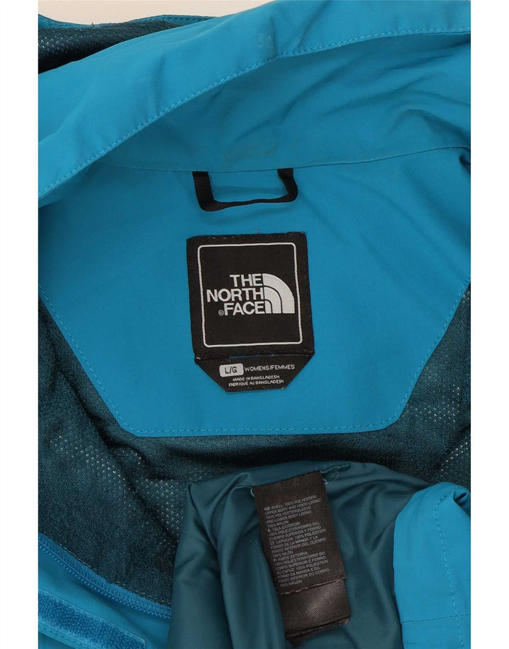 Jachetă de ploaie cu glugă pentru femei The North Face UK 16, mare, albastru, poliester