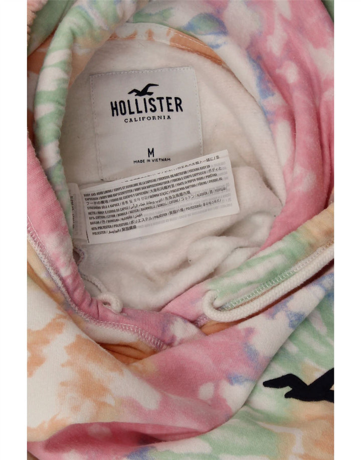 Pulover cu glugă cu grafic pentru femei HOLLISTER UK 14 Medium Multicolor Tie Dye