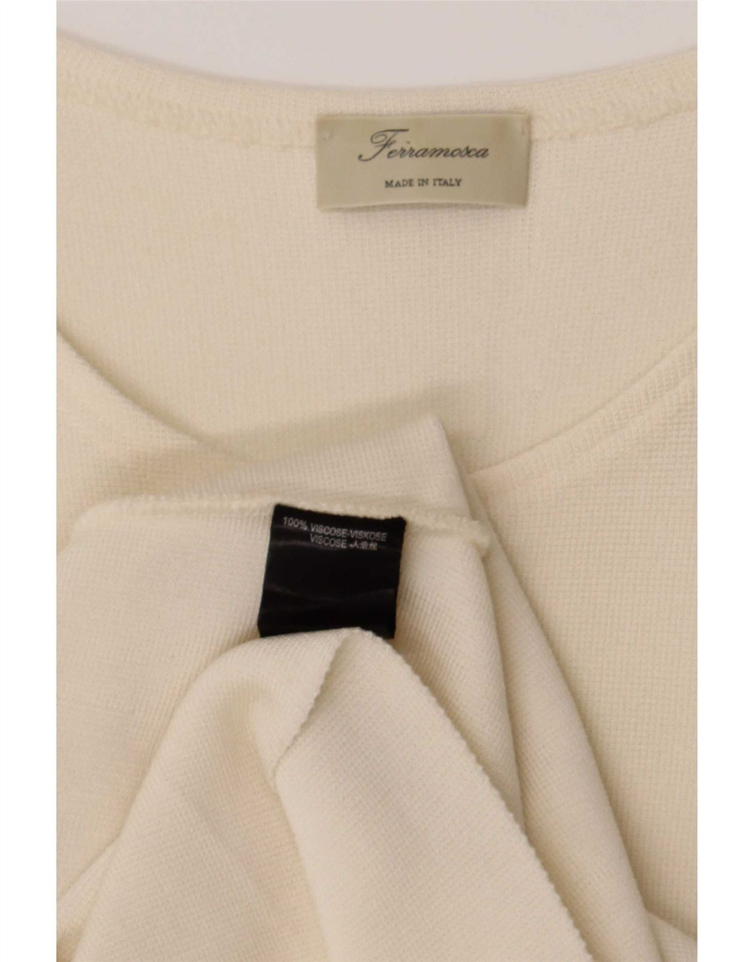 Rochie A-Line Vintage pentru femei UK 10 Small White Viscose
