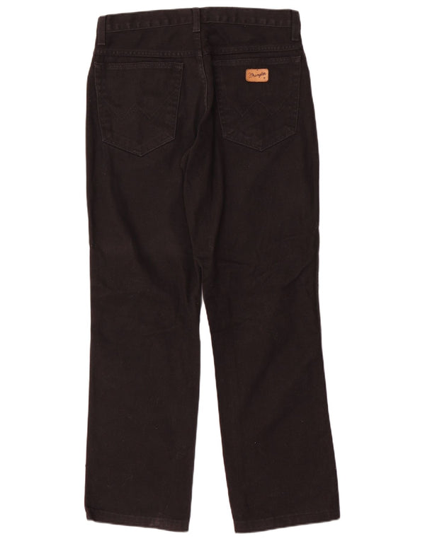 WRANGLER Jeans drepte pentru bărbați Texas W32 L30 bumbac negru