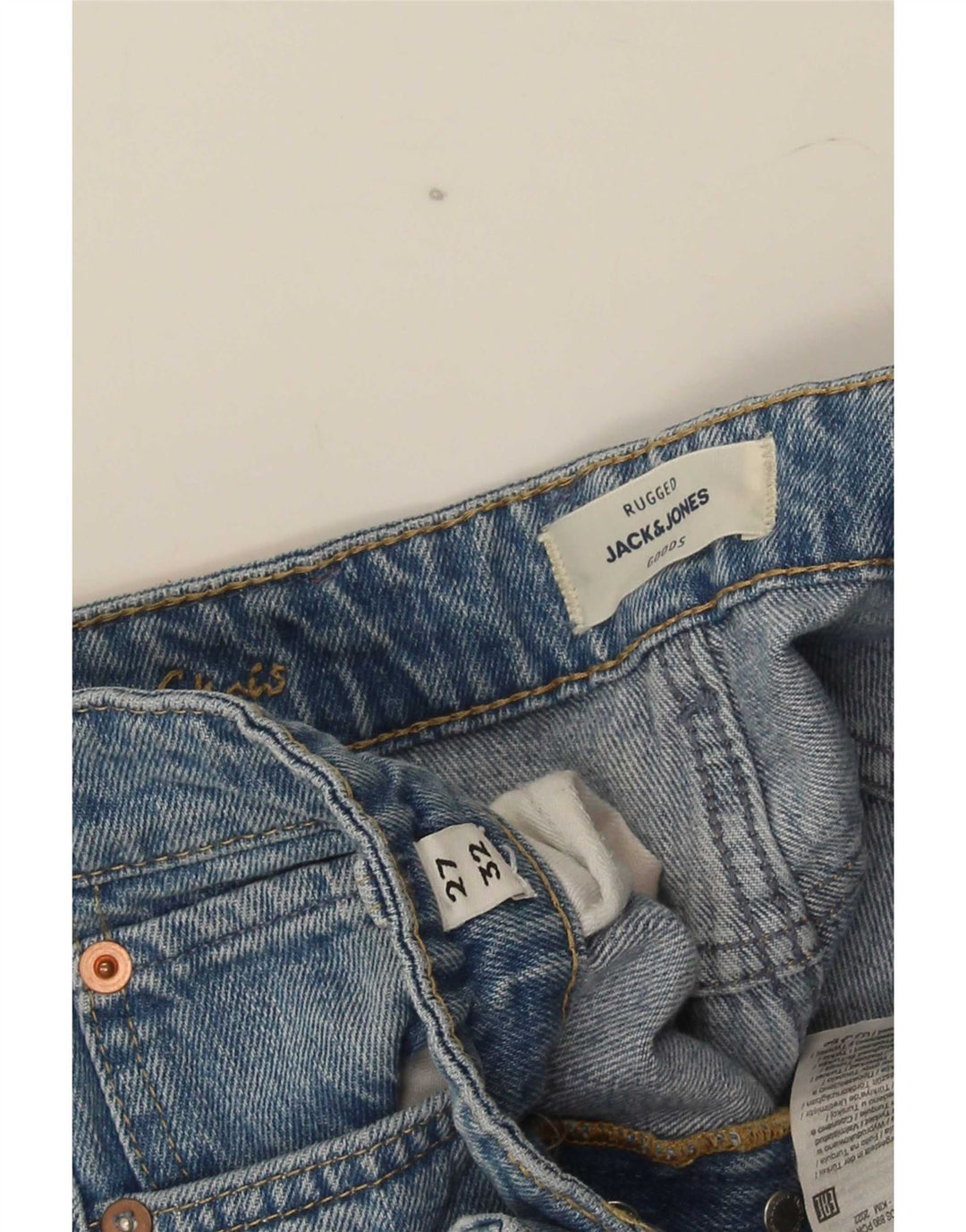 Blugi slim pentru bărbați Jack & Jones W27 L32 Bumbac albastru