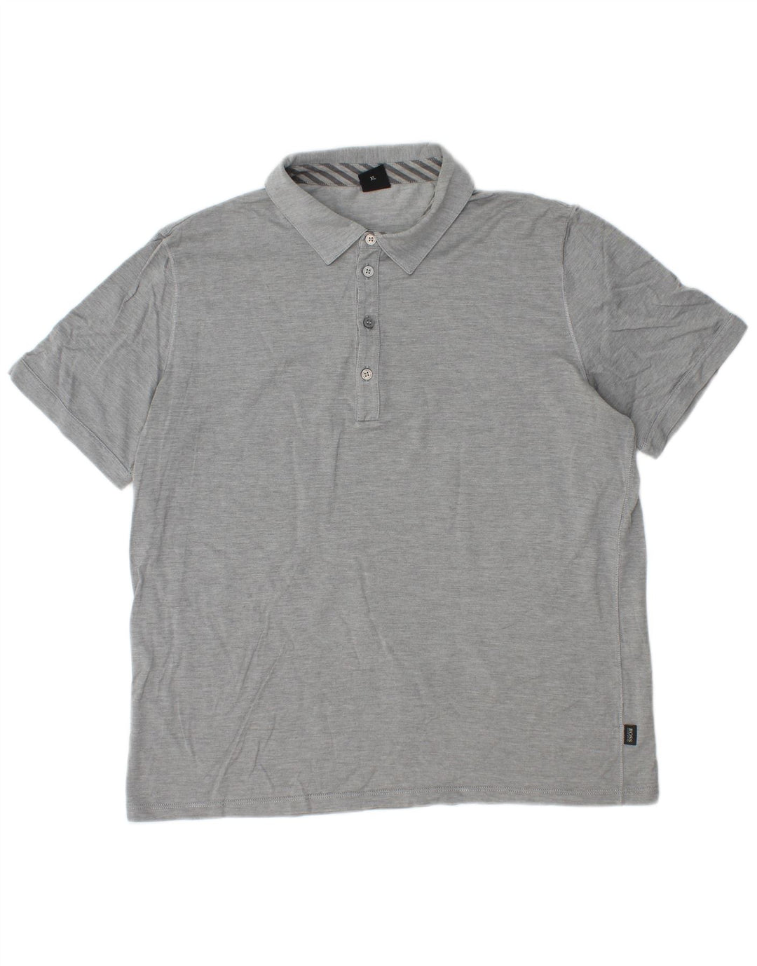 Tricou polo pentru bărbați Hugo Boss XL, gri cu pete
