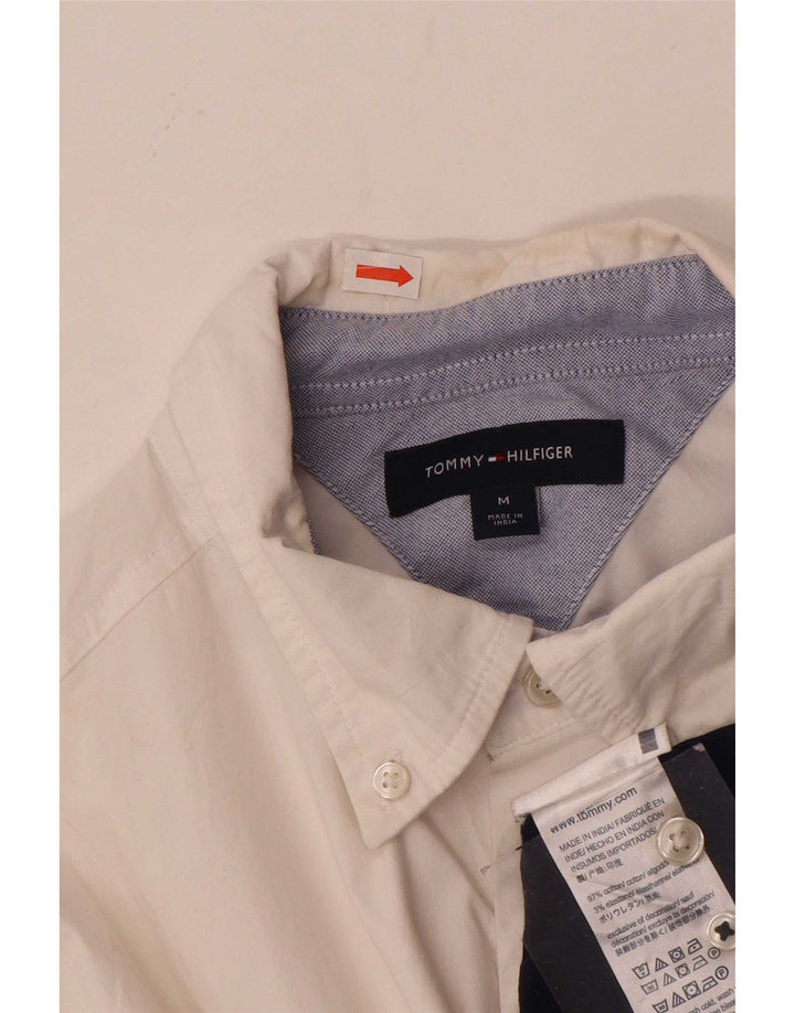 Cămașă Tommy Hilfiger pentru bărbați, alb mediu, color block