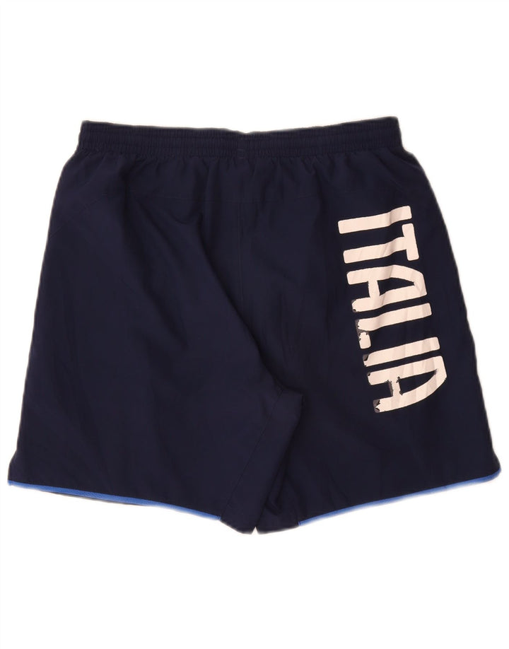 Pantaloni scurți Puma Italia Graphic Sport pentru bărbați, poliester mici, albastru