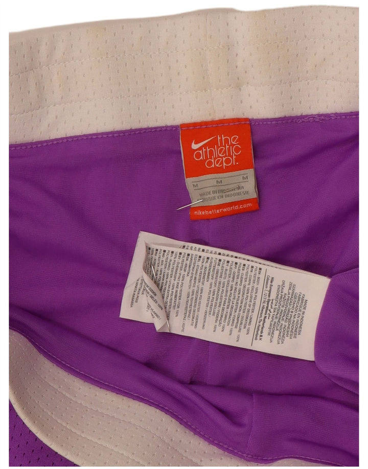 Pantaloni scurti sport Nike pentru femei UK 14 Medium Purple Colorblock Poliester