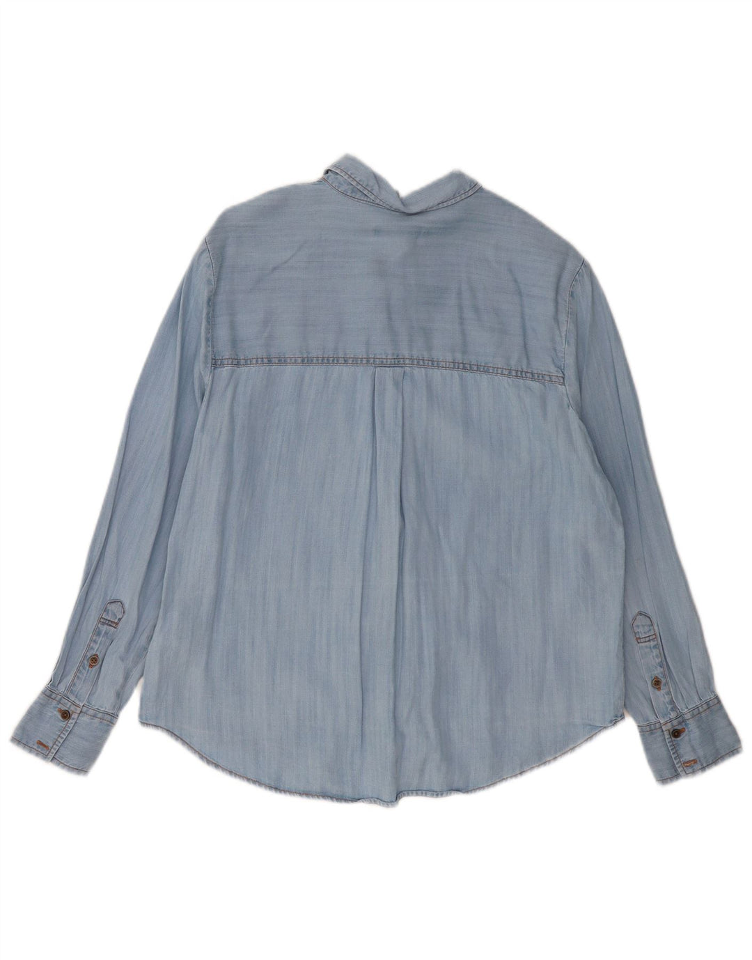 Cămașă din denim pentru femei MARKS & SPENCER UK 12 Medium Blue Lyocell