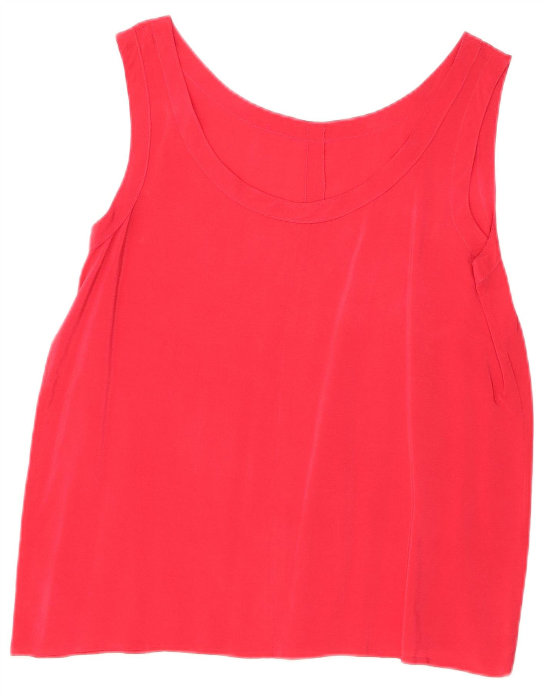 Vest Vest Top Femei Vintage UK 12 Roz Mediu