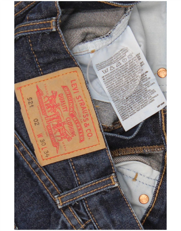 Blugi conici 521 pentru bărbați LEVI'S L30 L34 Bumbac bleumarin