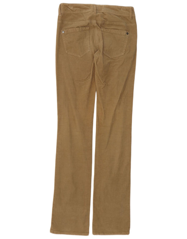 Max & Co. Pantaloni drepti din velur pentru femei UK 6 XS W28 L35 Bej Bumbac