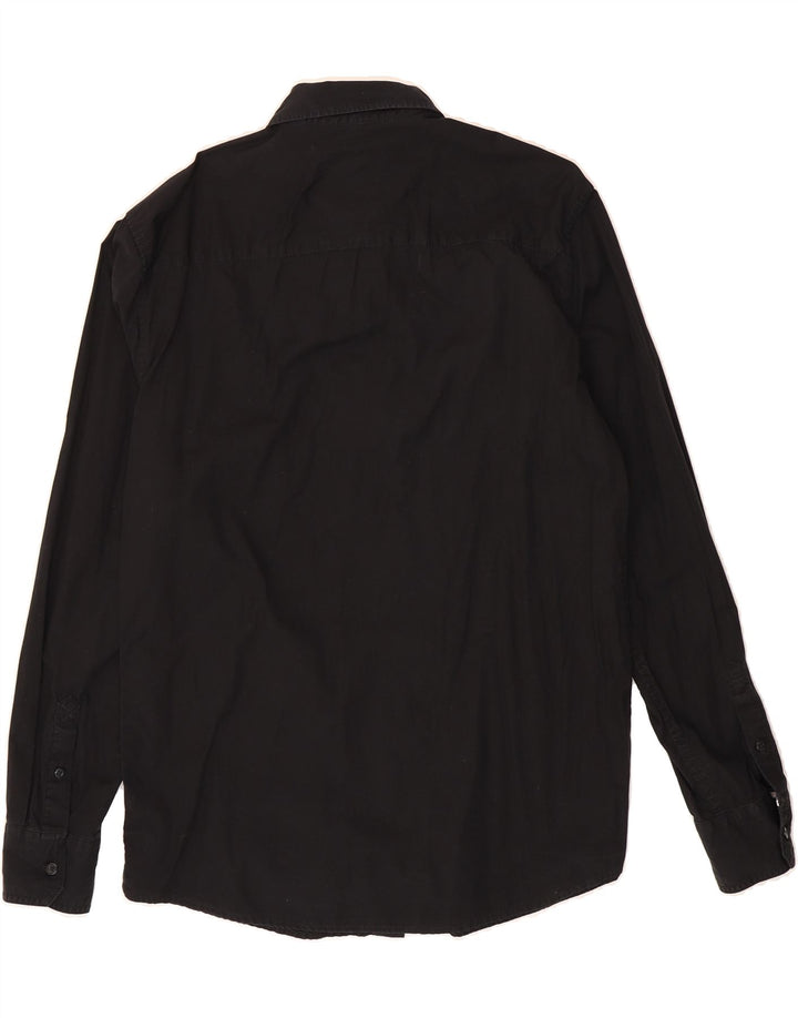 MUSTANG Mens Shirt XL Black Vintage Mustang and Second-Hand Mustang from Messina Hembry 