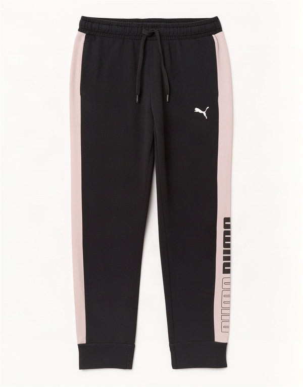 Pantaloni de trening Puma pentru femei Joggeri UK 10 Small Black Colorblock