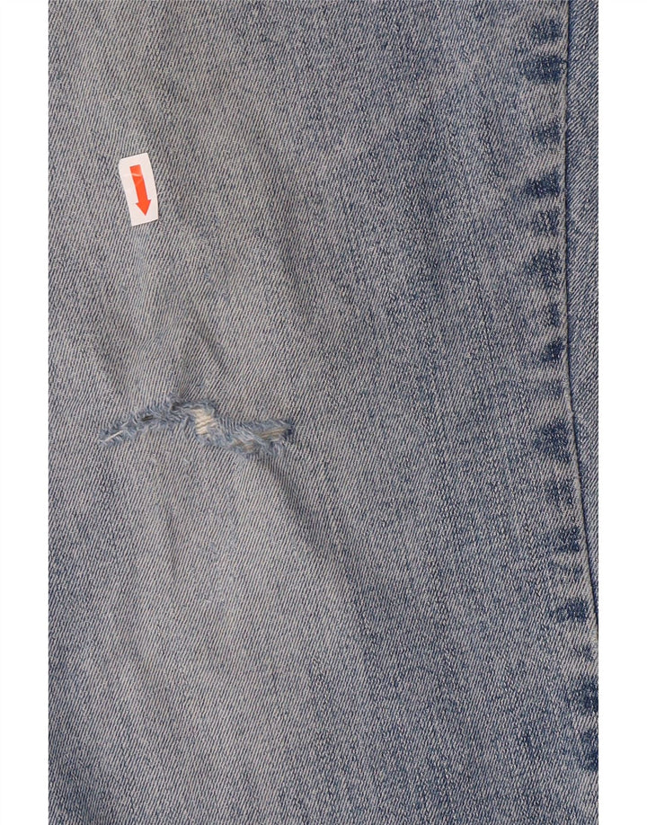 Blugi drepti pentru bărbați Wrangler W36 L34 Blue Cotton Classic