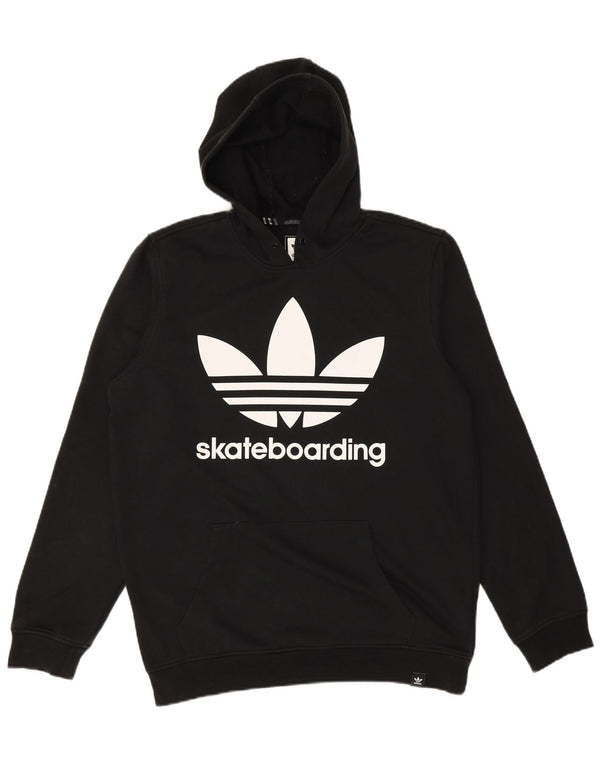 ADIDAS Skateboarding Graphic Hoodie Jumper Bumbac Mediu Negru