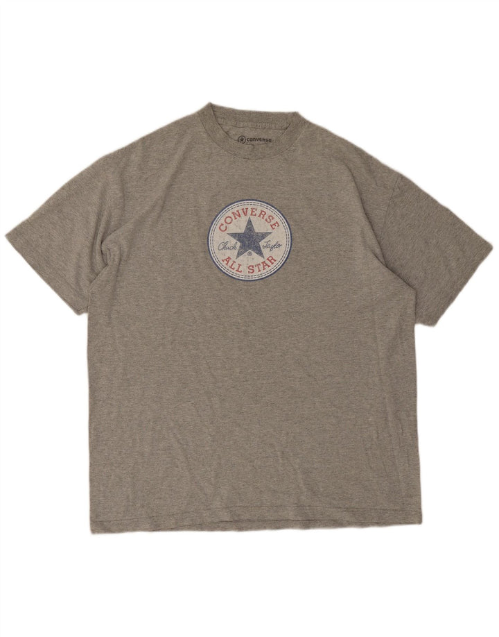 Tricou grafic Converse Chuck Taylor pentru bărbați, XL, gri