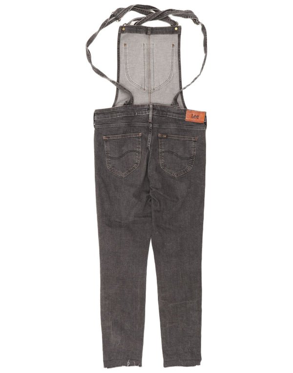 Lee Salopete pentru damă Blugi skinny Medium W30 L28 Gri Bumbac