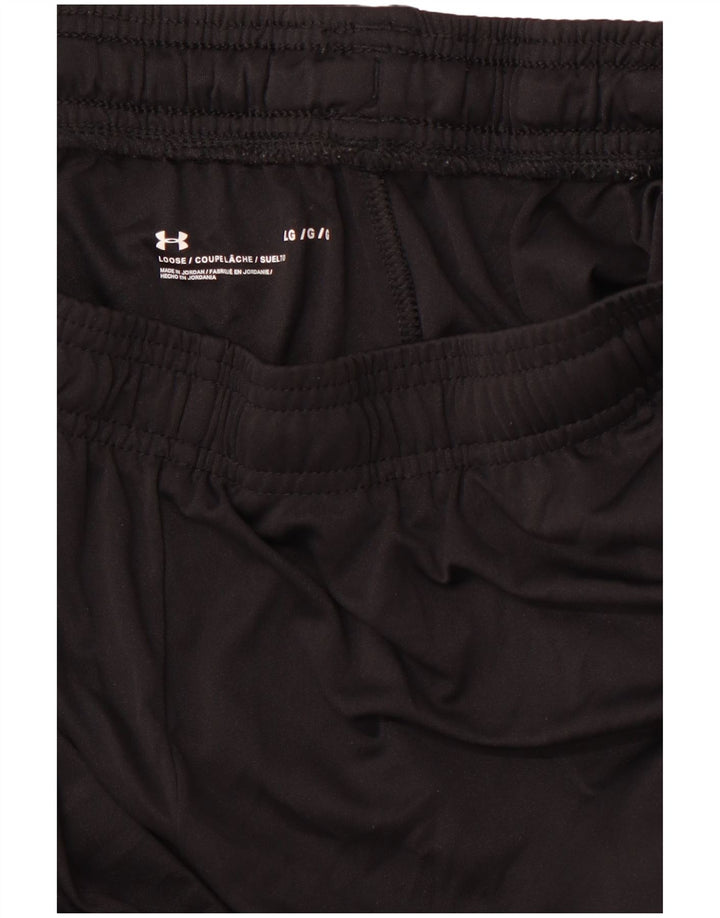 Pantaloni scurți sport grafic pentru bărbați UNDER ARMOUR, mari, negri