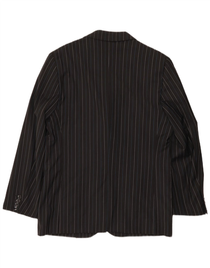Jachetă pentru bărbați Peter & Sons cu 3 nasturi IT 54 2XL Lână cu dungi negre