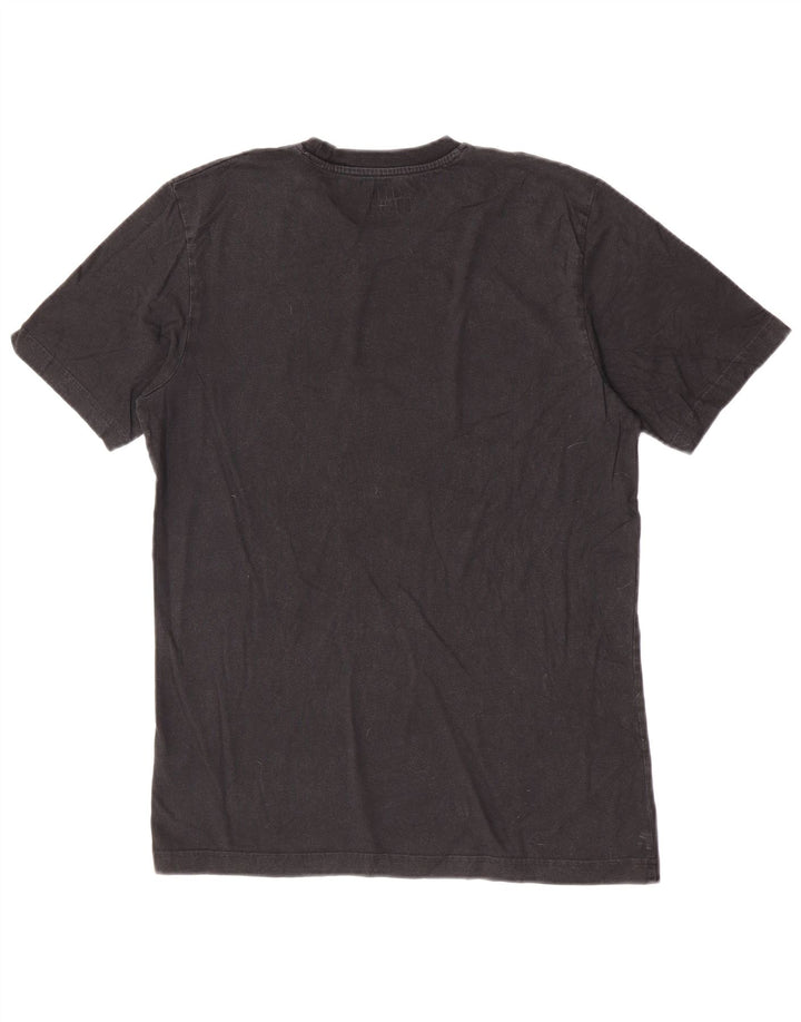 Tricou grafic Reebok pentru bărbați Top mediu din bumbac negru