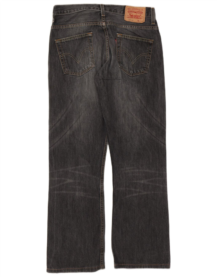 Blugi Levi's 507 Bootcut W31 L29 bumbac negru