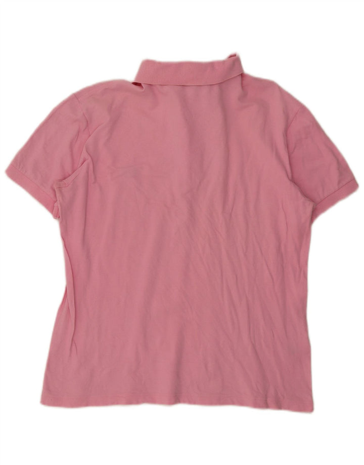 Cămașă polo Fred Perry pentru bărbați, bumbac roz mediu