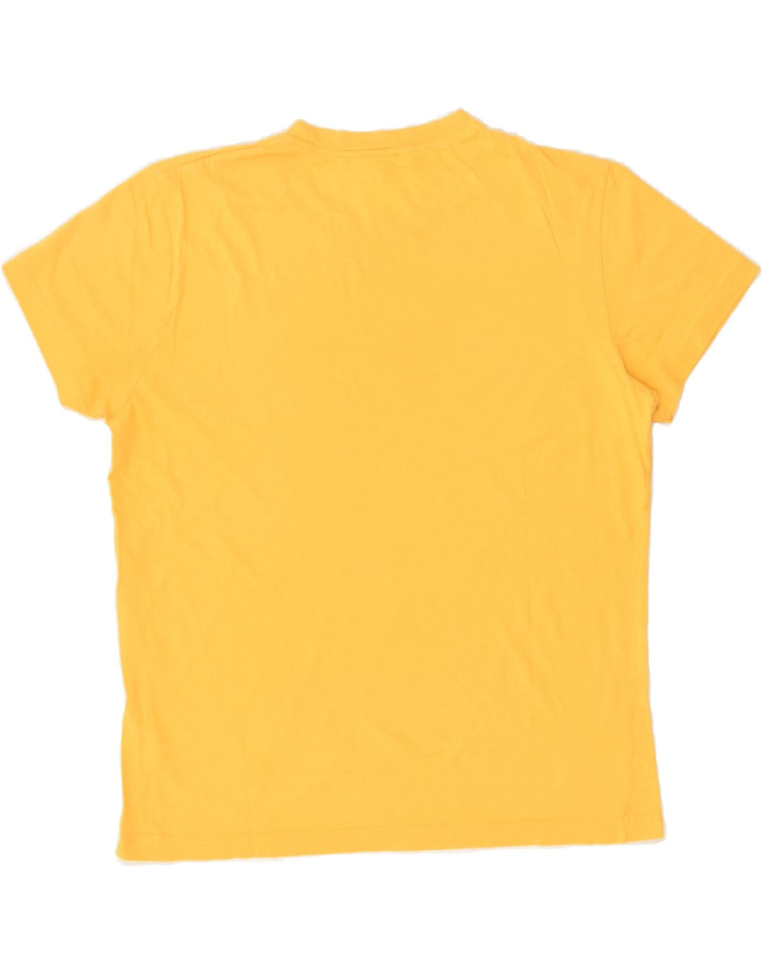CALVIN KLEIN Mens Slim T-Shirt Top XL Yellow Cotton | Vintage Calvin Klein | Thrift | Second-Hand Calvin Klein | Used Clothing | Messina Hembry 