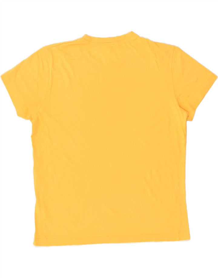 CALVIN KLEIN Mens Slim T-Shirt Top XL Yellow Cotton | Vintage Calvin Klein | Thrift | Second-Hand Calvin Klein | Used Clothing | Messina Hembry 