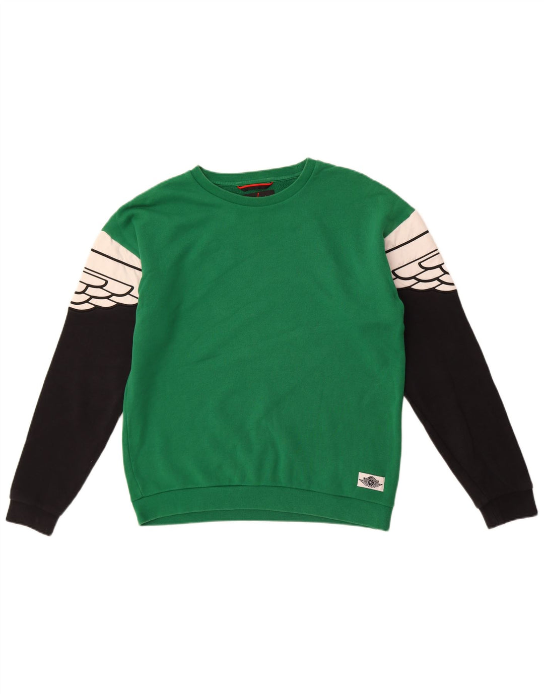 Hanorac pentru bărbați Jordan Jumper mic verde bumbac color bloc
