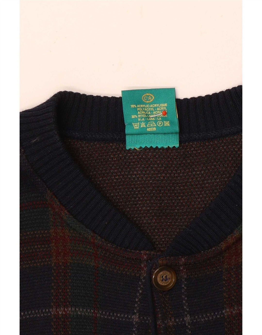 Pulover cardigan pentru bărbați Canda 2XL, multicolor, acrilic