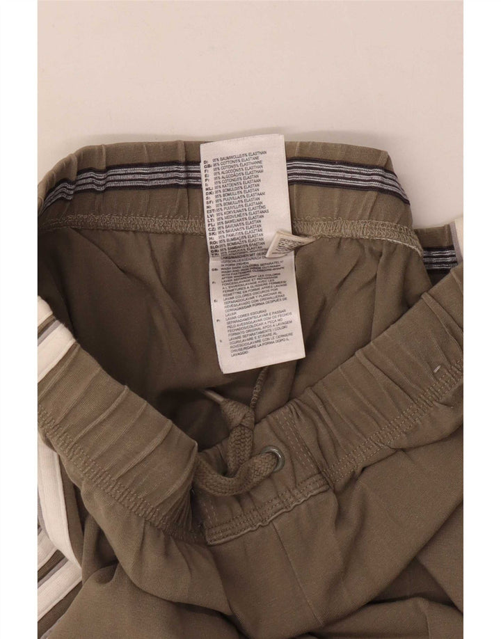 Pantaloni de trening Adidas pentru femei UK 12 Medium Khaki Bumbac