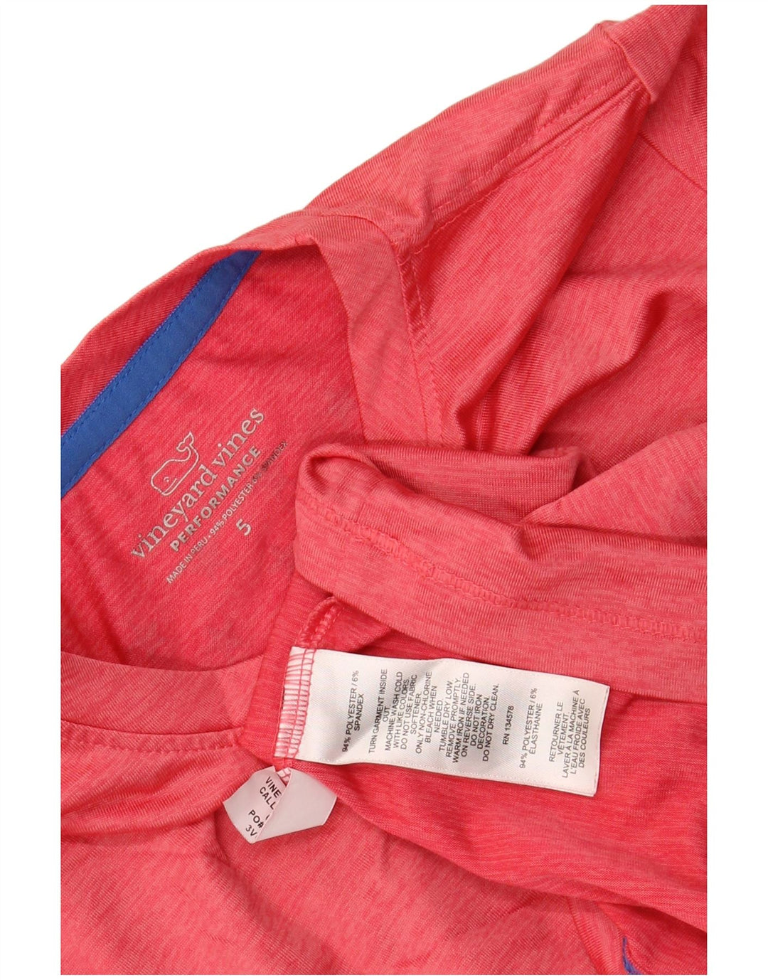 VINEYARD VINES Băieți Performance Tricou Grafic Top 4-5 Ani Roz