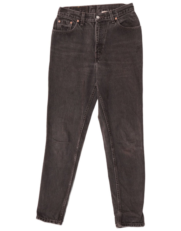 Blugi skinny Levi's 550 Relaxed Fit W28 L30 negri