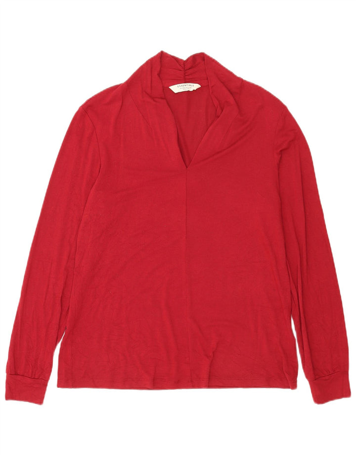 Tchibo Top supradimensionat pentru femei cu mânecă lungă EU 36/38 Small Red Viscose