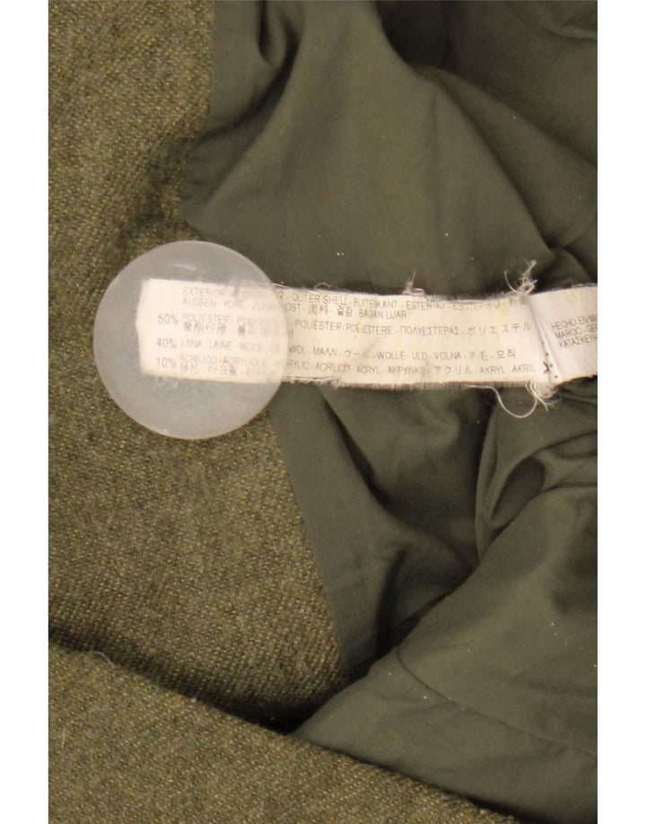 Jachetă Blazer pentru femei Zara, cu două piepturi, UK 12 Poliester kaki mediu
