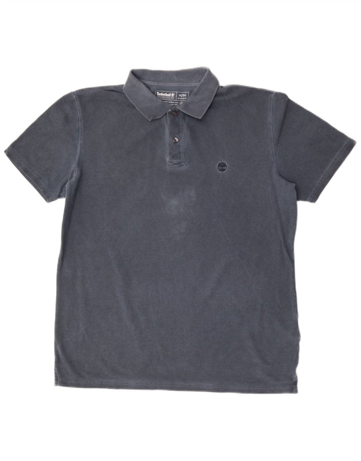 Cămașă polo Timberland pentru bărbați, cu formă regulată, din bumbac, albastru bleumarin mediu