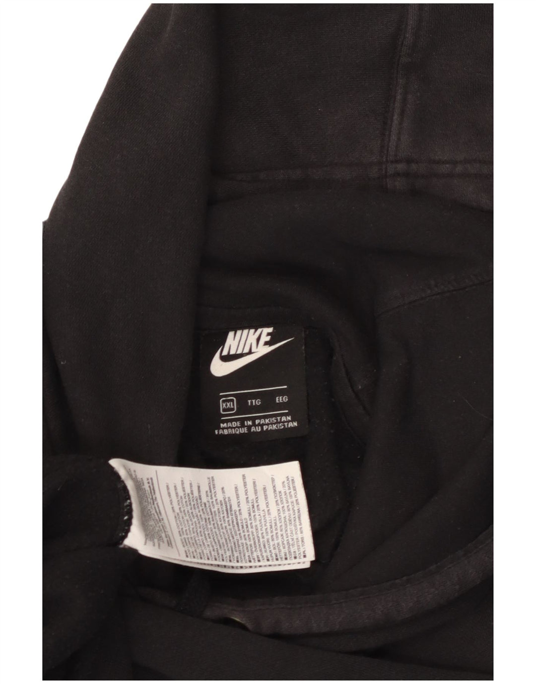 Pulover NIKE pentru bărbați, bumbac negru 2XL