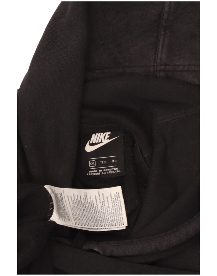 Pulover NIKE pentru bărbați, bumbac negru 2XL