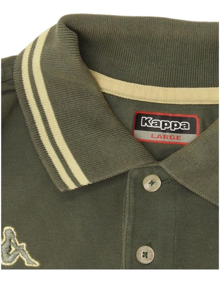Tricou polo pentru bărbați Kappa Kaki mare