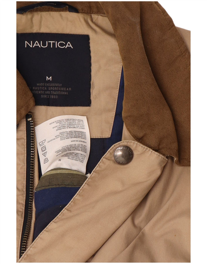 Jachetă de vânt pentru bărbați Nautica UK 38 Medium Bej Poliester