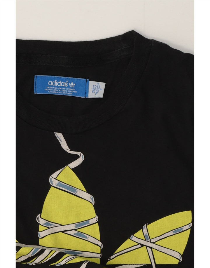 Tricou grafic pentru bărbați Adidas Top Mic Negru