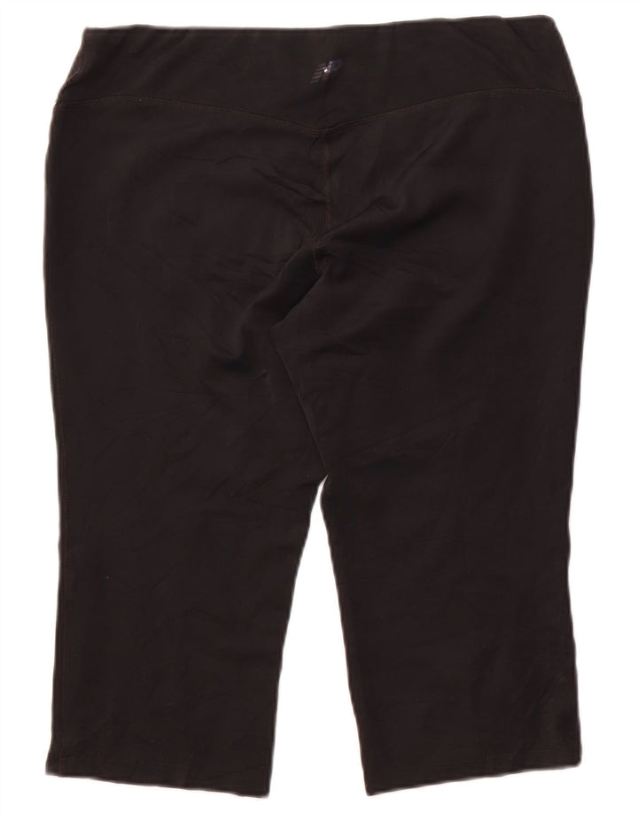 Leggings Capri New Balance pentru femei UK 18 XL Poliester negru
