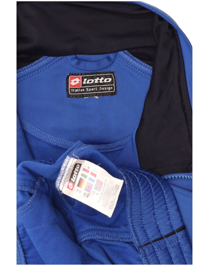 Jachetă de trening pentru bărbați Lotto UK 38/40 Poliester color bloc albastru mediu