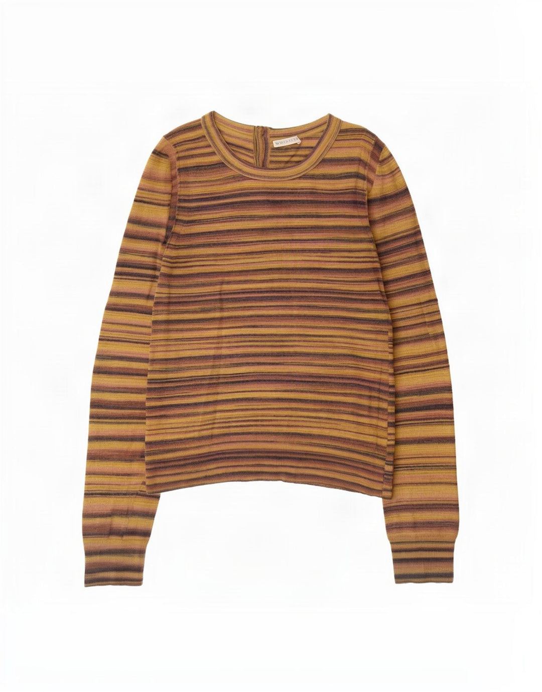 Whistles Pulover cu gât roșu pentru femei UK 12 Medium, multicolor, cu dungi