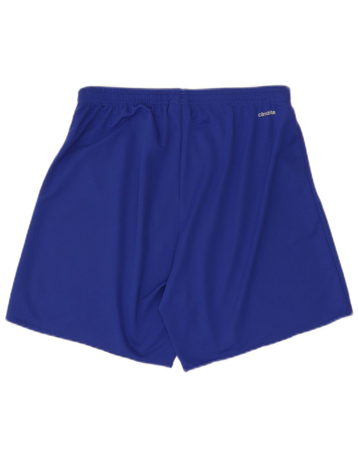 Pantaloni scurți sport Climalite ADIDAS pentru bărbați, poliester albastru mediu