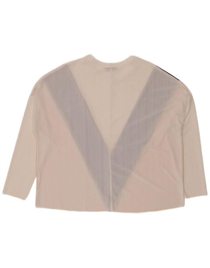 Top supradimensionat pentru femei Zara cu mâneci 3/4 UK 14 Medium Multicolor Colorblock