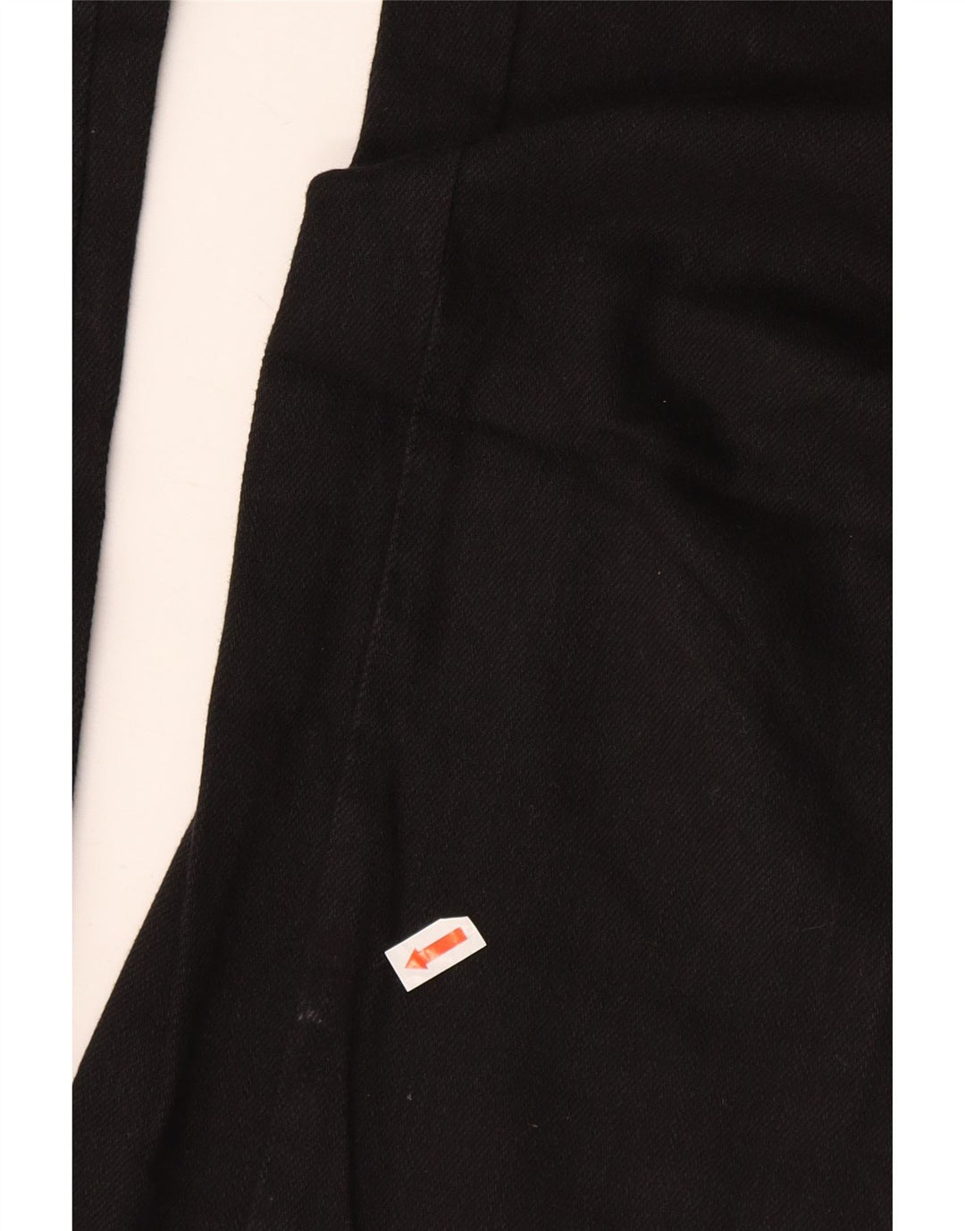 Pantaloni casual Benetton pentru femei cu talie joasă IT 42 Medium L30 L34 Bumbac negru